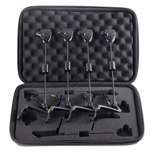 Set 4 Swingere Almarox Black, cu penar pentru transport, greutate reglabila, iluminare led in culori diferite, mufa jack [2]