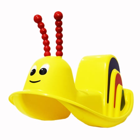 Jucarii exterior - Balansoar copii, Melc Galben