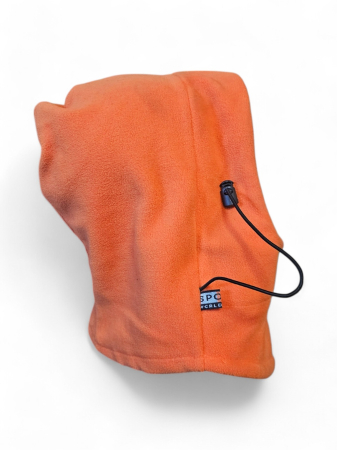 Cagule Unisex Fleece Polar - Cagula Unisex, Fleece Polar, Portocaliu, Marime Universala