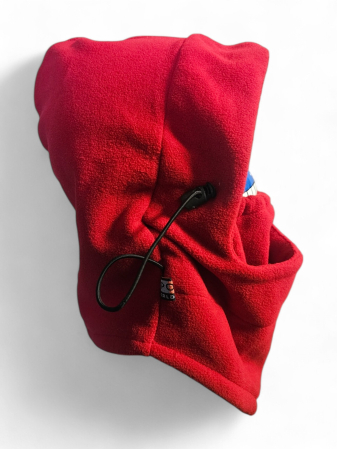 Cagula Unisex, Fleece Polar, Rosu, Marime Universala [1]