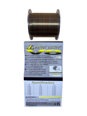 Fir Pescuit V8 Long Cast , Rola 300m , Diametru 0.28 mm [2]