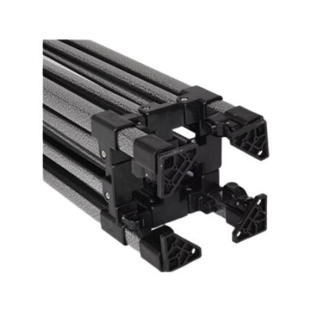 Foisor de gradina cu cadru metalic 3x4, 5 m pliabil Rosu [11]