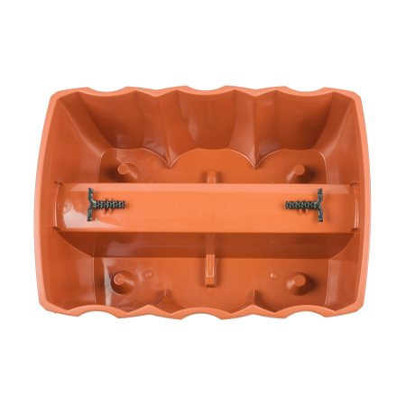 Ghiveci Balustrada Crown DCRO400 Teracota/Maro [3]