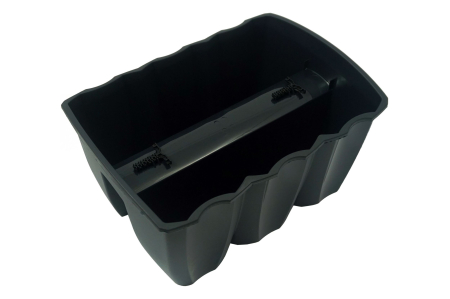 Ghiveci ProsperPlast, Crown, 39.3x27.8x20.1 cm, 12 l, antracit [2]