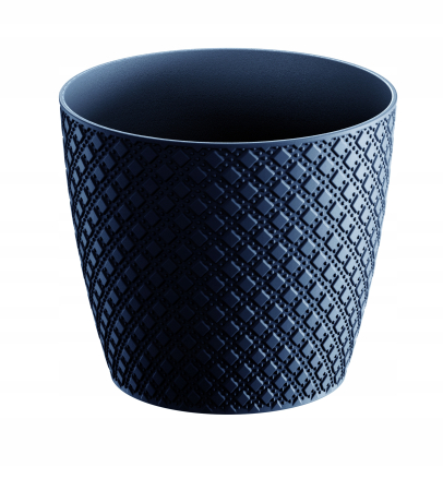 Ghiveci rotund, Prosperplast, Plastic, 19.3x21.8cm, Negru [0]