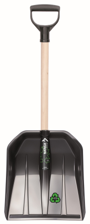 LOPETI PENTRU ZAPADA - Lopata Zapada Auto din Plastic + Coada Lemn, 300 X 335 X 800-850 MM, Polonia