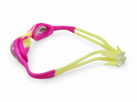 Ochelari Inot pentru Copii, Anti-Aburire, Roz/Galben [1]