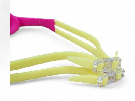 Ochelari Inot pentru Copii, Anti-Aburire, Roz/Galben [5]