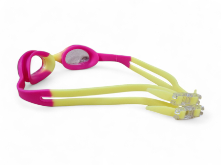 Ochelari Inot pentru Copii, Anti-Aburire, Roz/Galben [4]