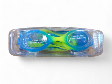 Ochelari Inot pentru Copii, Anti-Aburire, Bleu/Galben [3]