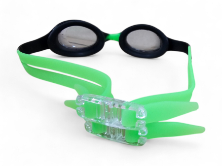 Ochelari Inot pentru Copii, Anti-Aburire, Negru/Verde [2]