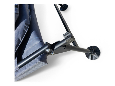 Pat si Sezlong Plianbil Almarox, Albastru Gri, 30-32x205x65cm, greutate maxima 130kg, saltea confortabila [7]