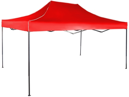 Umbrele si pavilioane gradina - Pavilion 3m X 4.5 m, reglabil, Rosu