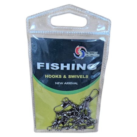 PESCUIT - Set 10 Agrafe Nr 10, Cu Vartej, Negru