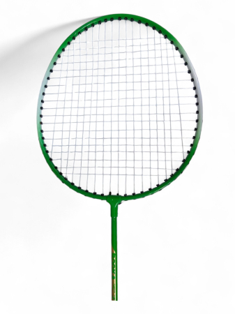 Set 2 Rachete Badminton cu Fluturas si Husa, Verde [3]