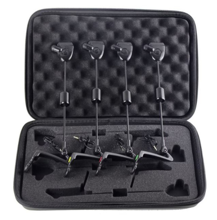 Set 4 Swingere Almarox Black, cu penar pentru transport, greutate reglabila, iluminare led in culori diferite, mufa jack [1]