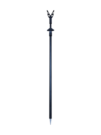 PESCUIT - Suport Telescopic Lanseta, Aluminiu, 65-120 cm, Negru