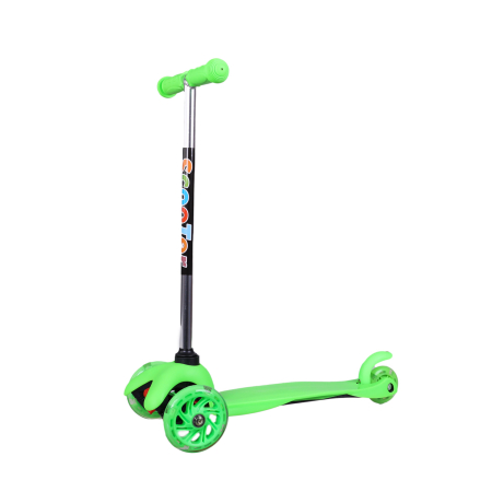 Trotinete - Trotineta Copii Aluminiu , 2 roti-fata , Verde