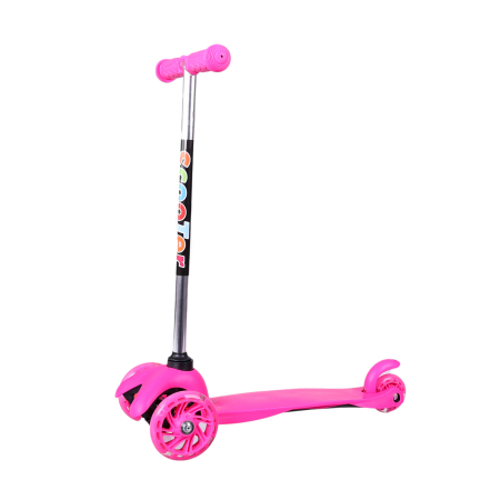 Trotinete - Trotineta Copii Aluminiu , 2 roti-fata , Rosie