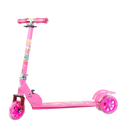 Trotinete - TROTINETA PLIABILA PENTRU COPII 2BACK , Roz