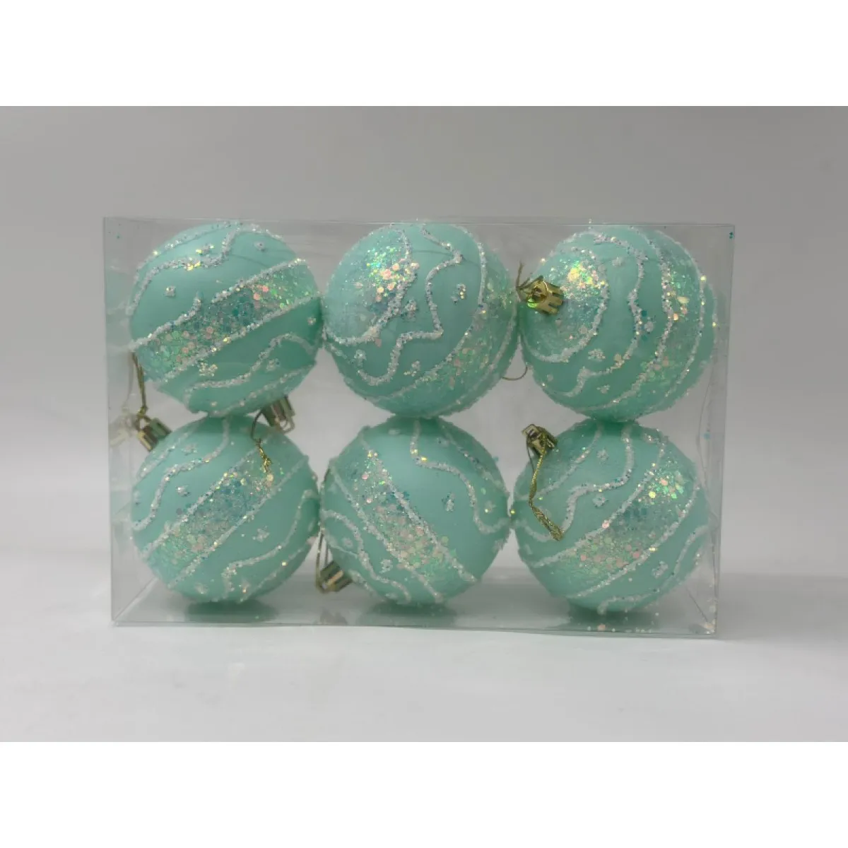 Globuri Craciun Din Plastic 8cm 6/set [1]