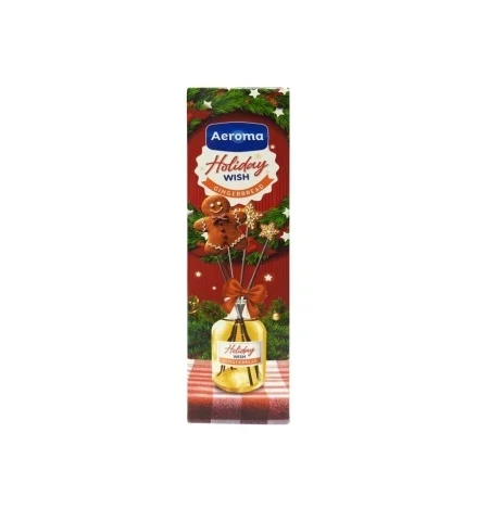 Aeroma Odorizant Camera Cu Betisoare Gingerbread 125ml [1]