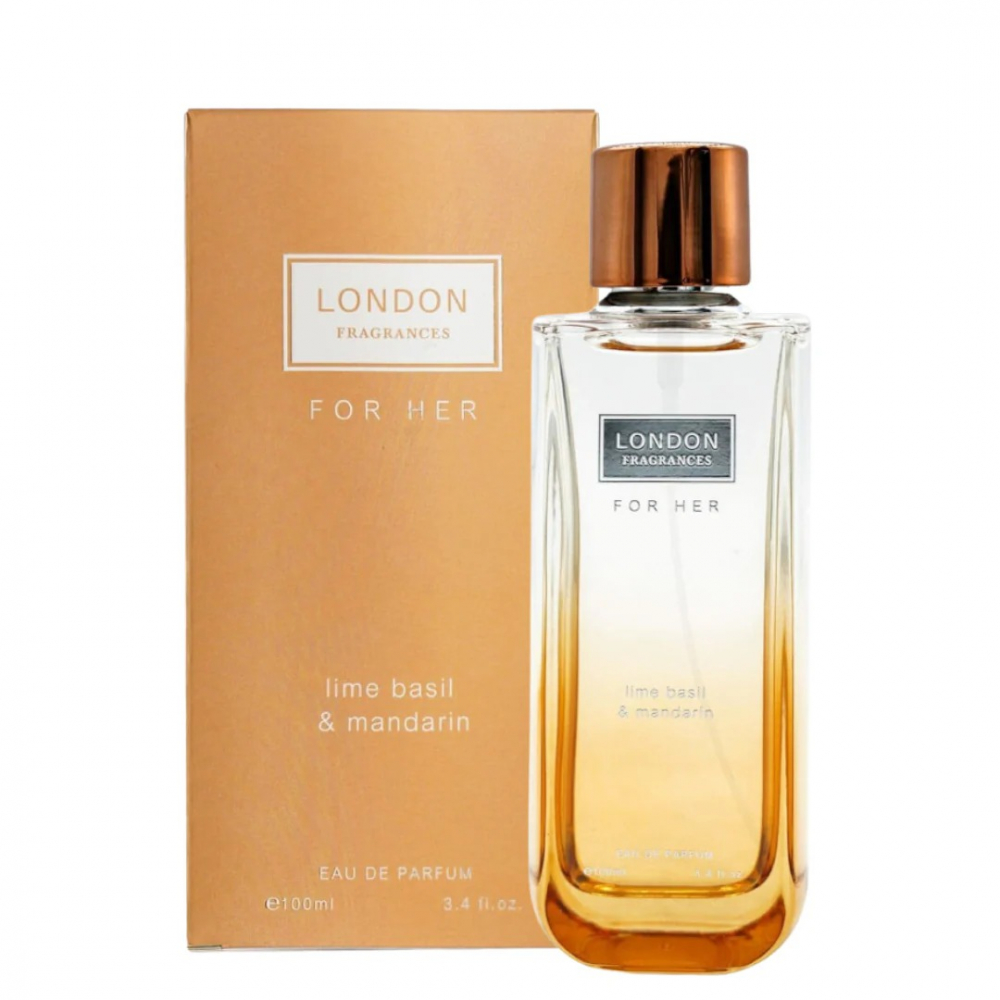 Apa de Parfum, Pentru Femei, London Fragrances, Lime Basil & Mandarin, 100ml - Inspirat de Jo Malone - Lime Basil & Mandarin [2]