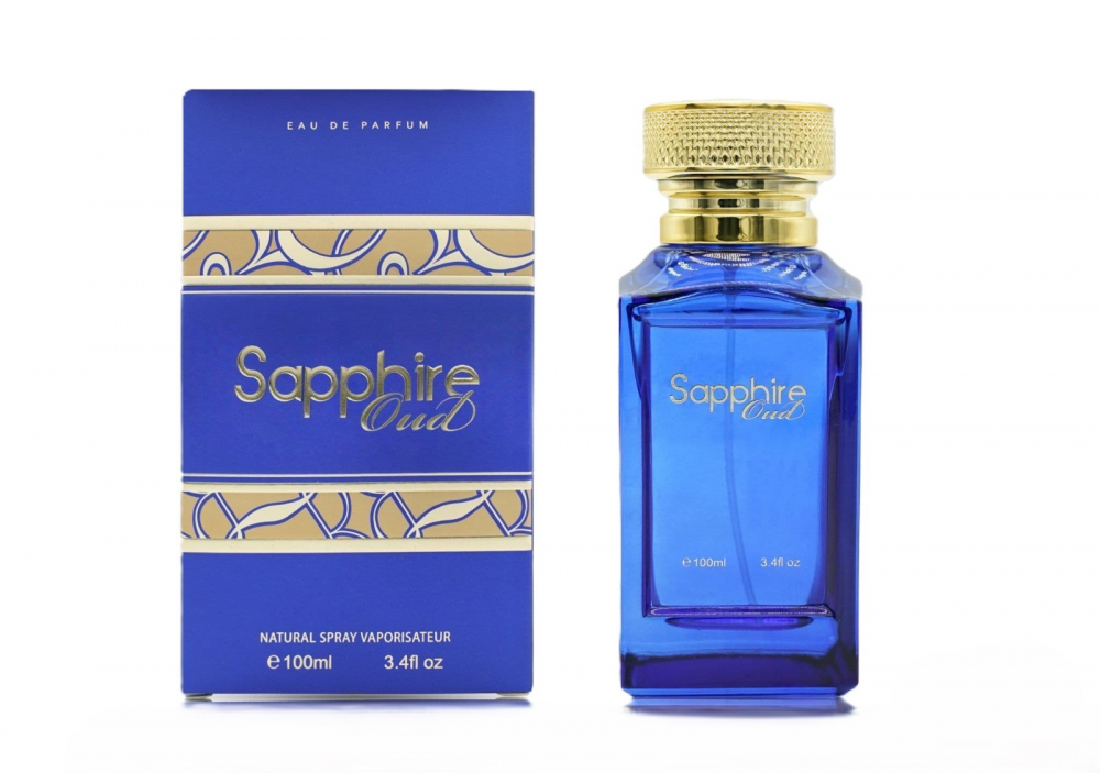 Apa de Parfum, Unisex, Sapphire Oud London, 100 ml - Inspirat de Habibi NY Royal Saffron Oud [3]