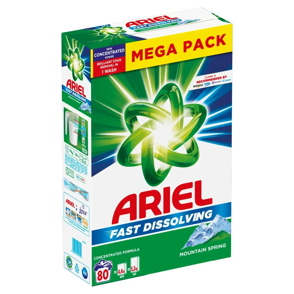 ARIEL DETERGENT RUFE AUTOMAT 4.4KG MOUNTAIN SPRING 80SPALARI [1]