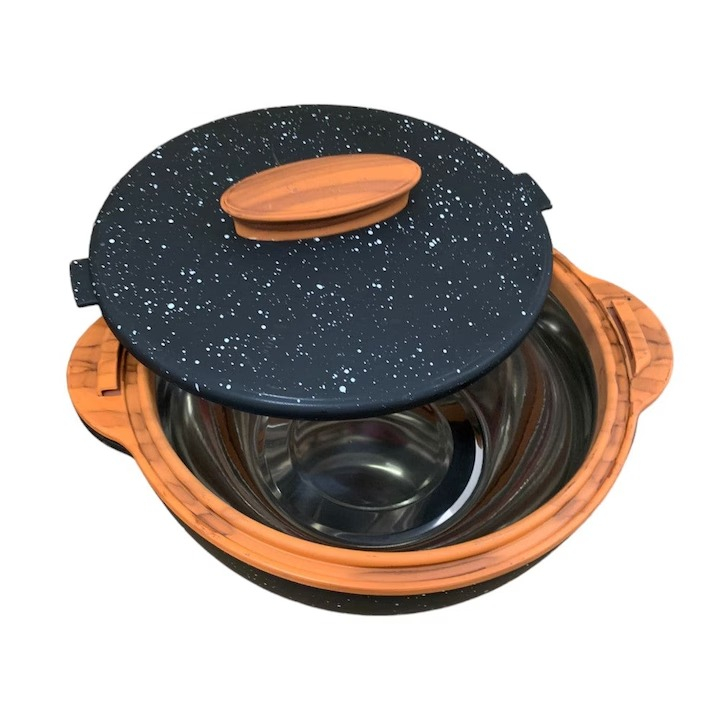 Caserola Termoizolanta cu Capac Finisaj Lucios, Agora, 3.305 L [2]