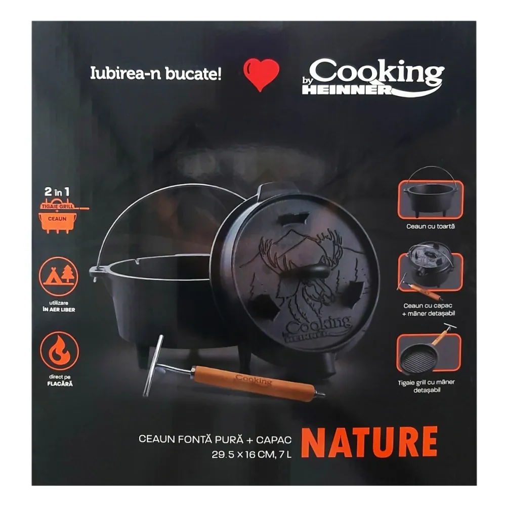 COOKING BY HEINNER CEAUN FONTA PURA+CAPAC 29.5X16CM 7L [3]