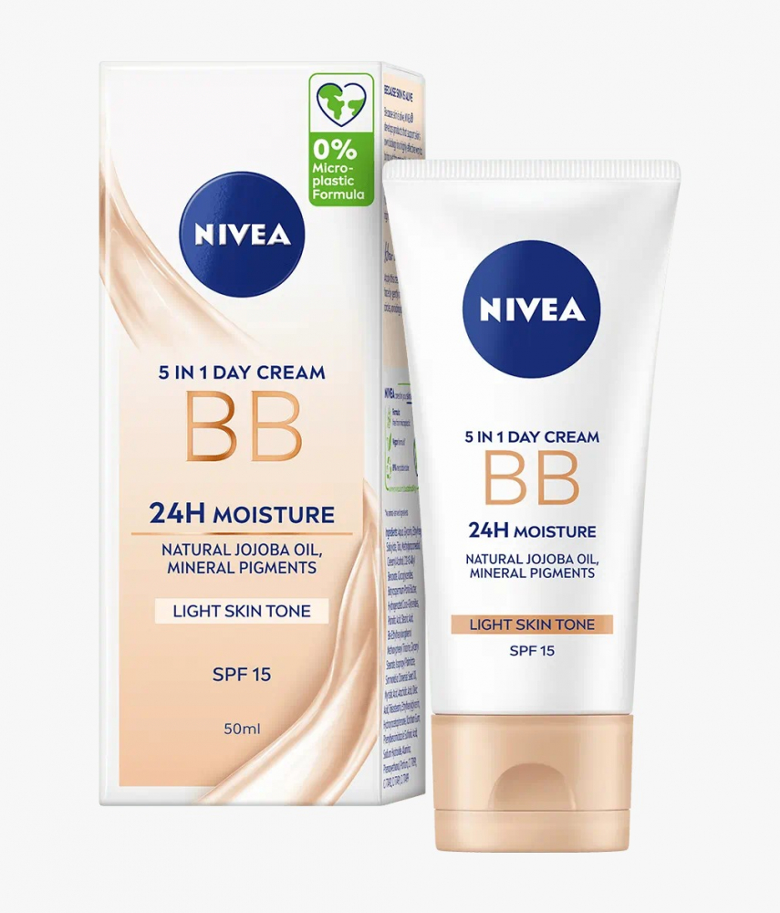 Crema de Zi, Hidratanta, 5 in 1, SPF15, Nivea, Light Skin Tone, 50 ml [3]