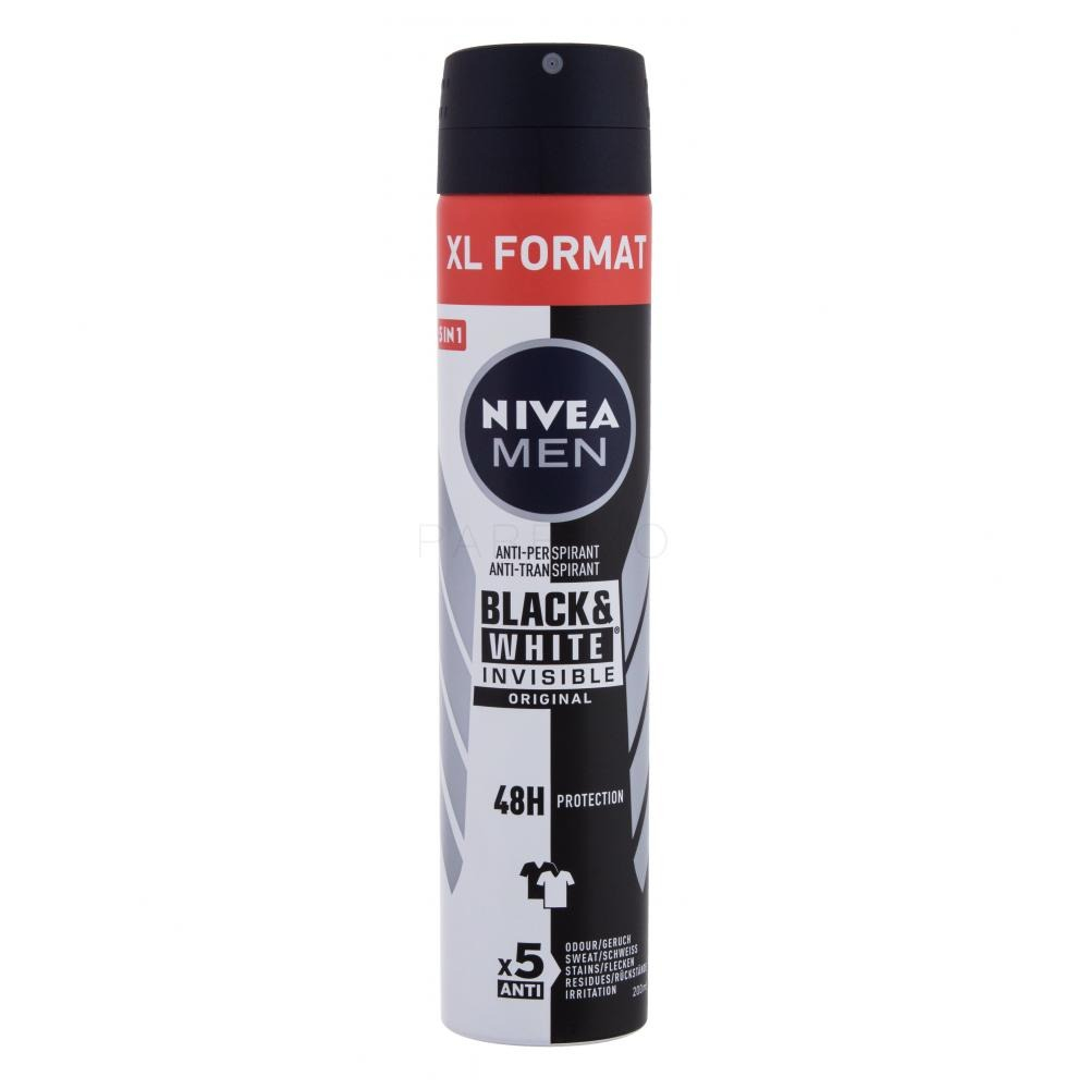 Deodorant Barbati, Nivea Men, Black & White, Original, Spray, 200 ml [1]