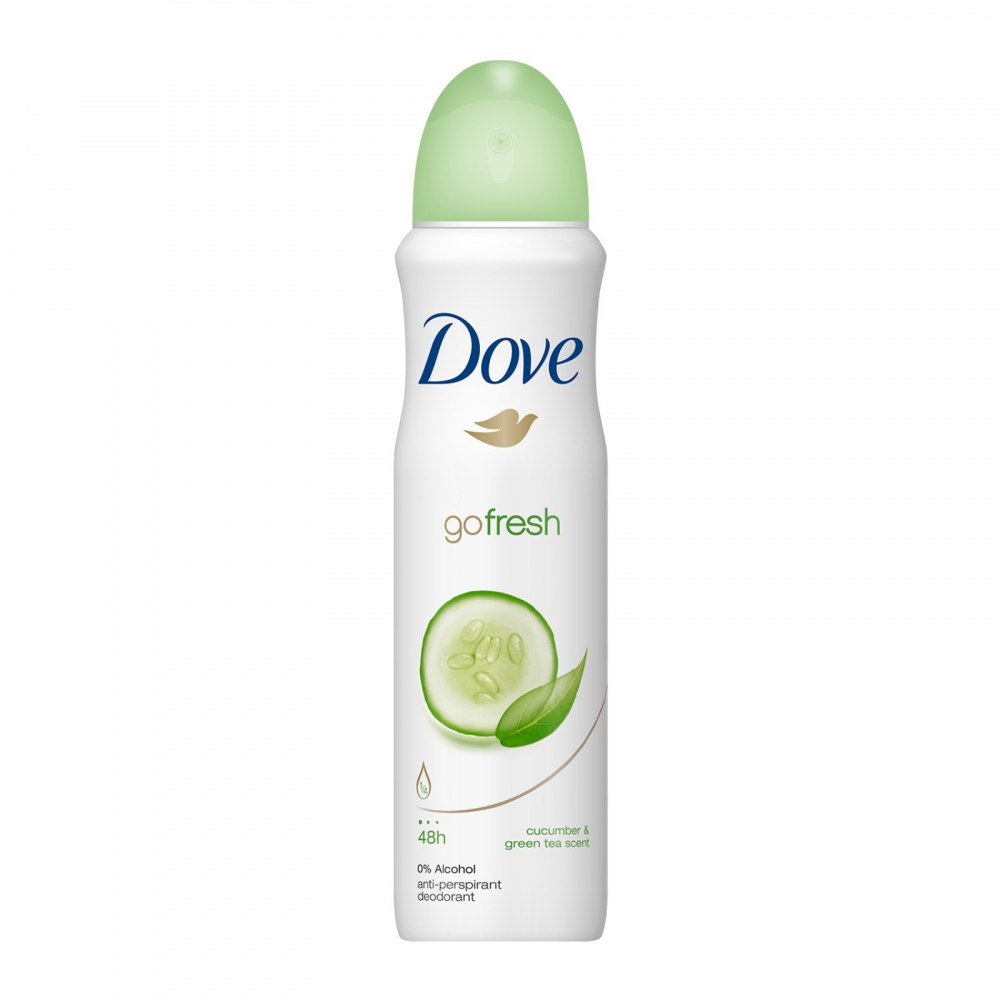 Deodorant Dama, Dove, Go Fresh Women, Cucumber & Green Tea, Spray, 250 ml [1]