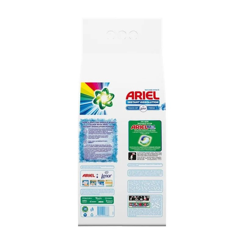 ARIEL DETERGENT PUDRA AUTOMAT 6KG TOUCH OF LENOR 80 SPALARI [2]