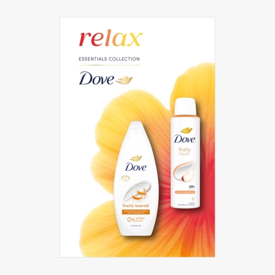 DOVE CASETA CADOU (GEL DE DUS 250+DEO150) RELAX FRUITY FRESH [1]