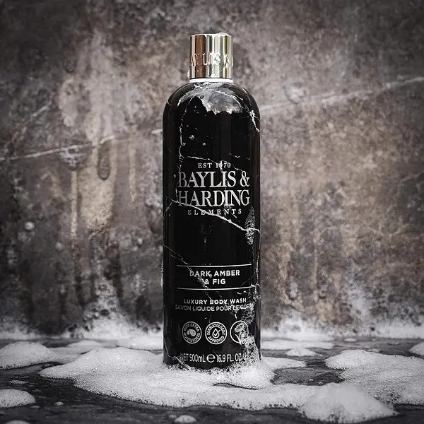 Gel de Dus, Baylis & Harding Elements, Dark Amber & Fig, 500 ml [3]