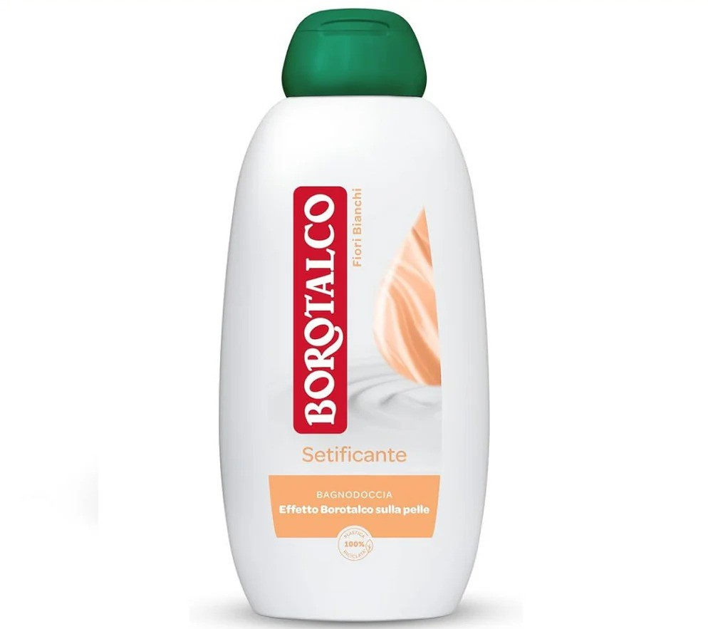 Gel de Dus, Borotalco, Setificante, Fiori Bianchi, 600 ml [1]