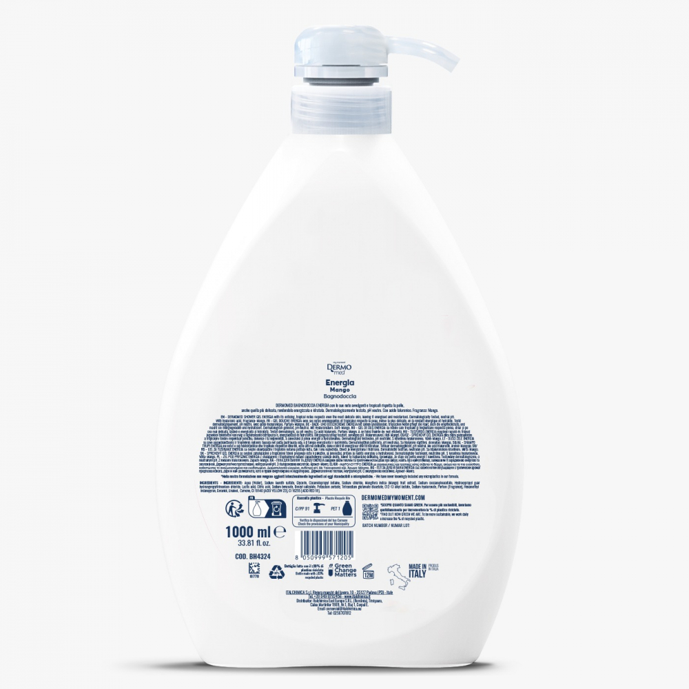 Gel de Dus, Dermomed, Energy Mango, 1000 ml [2]