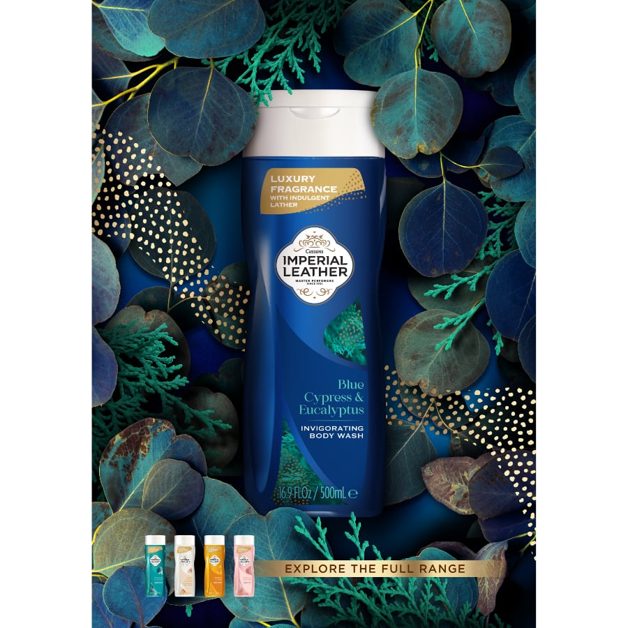 Gel de Dus, Imperial Leather, Blue Cypress & Eucalyptus, 500 ml [3]