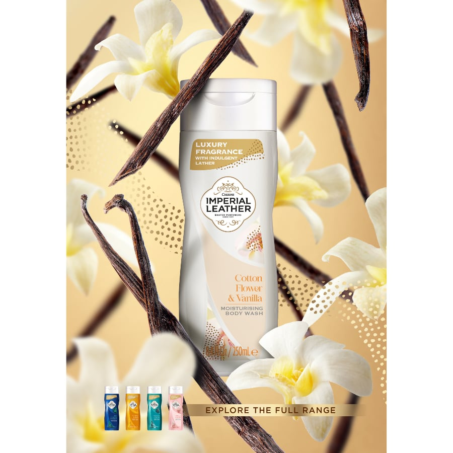 Gel de Dus, Imperial Leather, Cotton Flower & Vanilla, 250 ml [2]