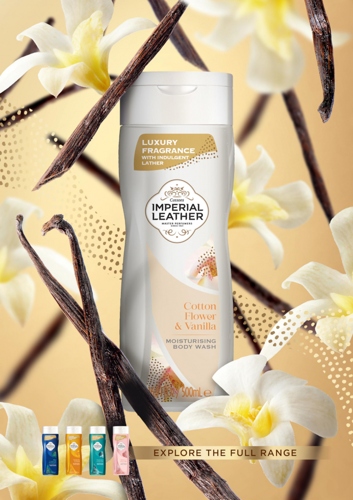 Gel de Dus, Imperial Leather, Cotton Flower & Vanilla, 500 ml [4]