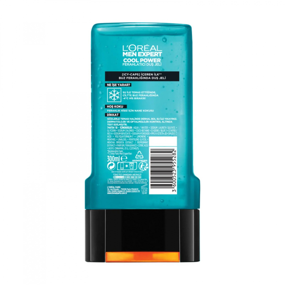 Gel de Dus, L'Oreal Men Expert, Cool Power, 300 ml [2]