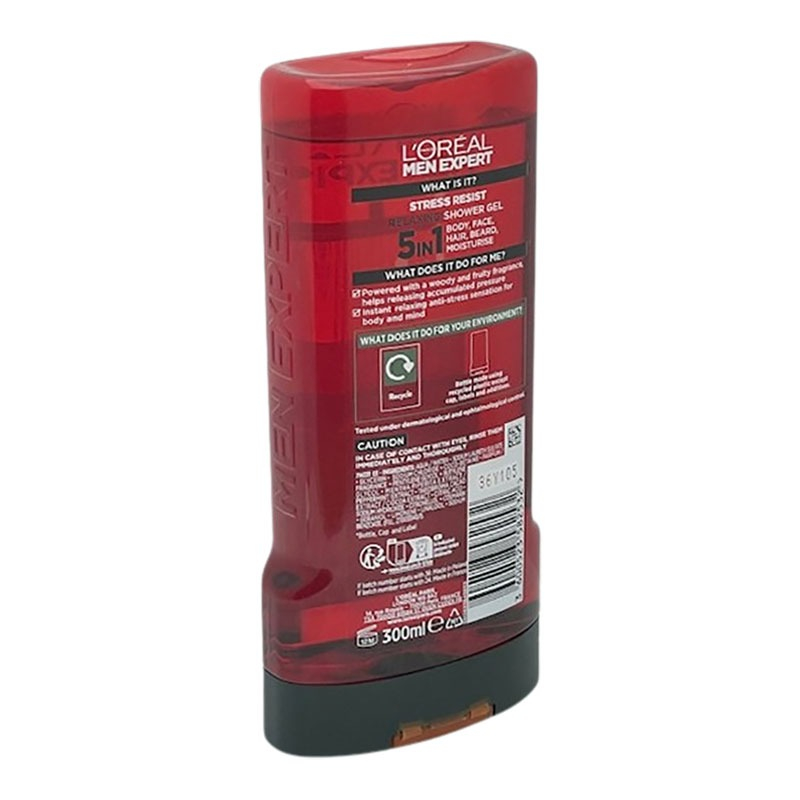 Gel de Dus, L'Oreal Men Expert, Stress Resist 5in1, 300 ml [2]