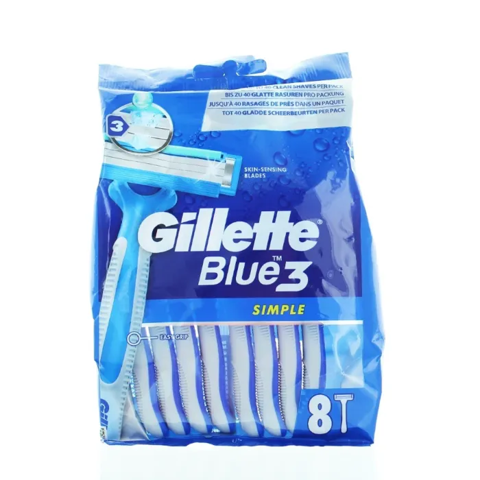 GILLETTE APARAT RAS BLUE3 SIMPLE 8BUC [1]