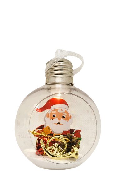 Glob Transparent de Craciun cu Led, Peisaj de Iarna [3]