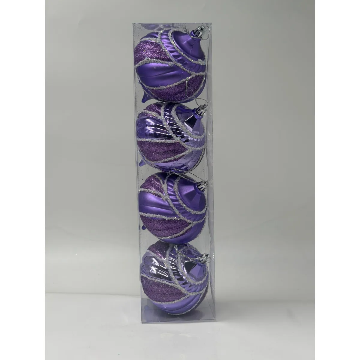 Globuri Craciun Din Plastic 10cm 1-179 4/set [1]