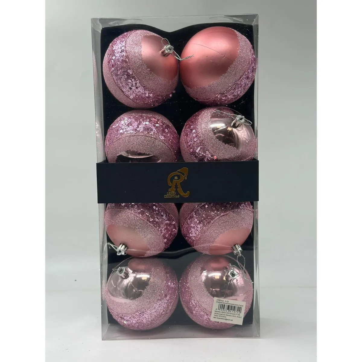 Globuri Craciun Din Plastic 10cm 1-72 6/set [1]