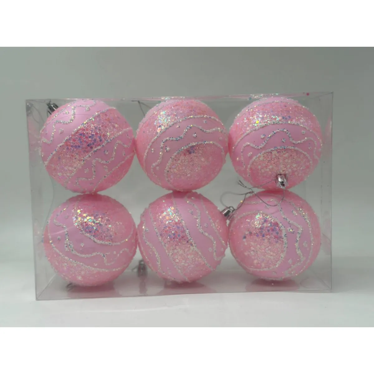 Globuri Craciun Din Plastic 10cm 6/set [1]