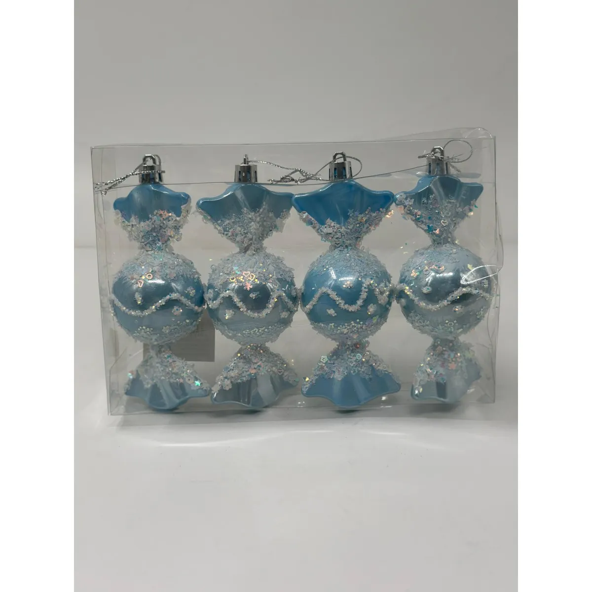 Globuri Craciun Forma Bomboana 1-162 12cm 4buc/set [1]